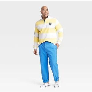 🆕👖Houston White Men's Adult Essential Chinos, Blue